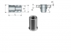 INSERTI IN LEGA DI ALLUMINIO TESTA CILINDRICA MOD. FTT/L